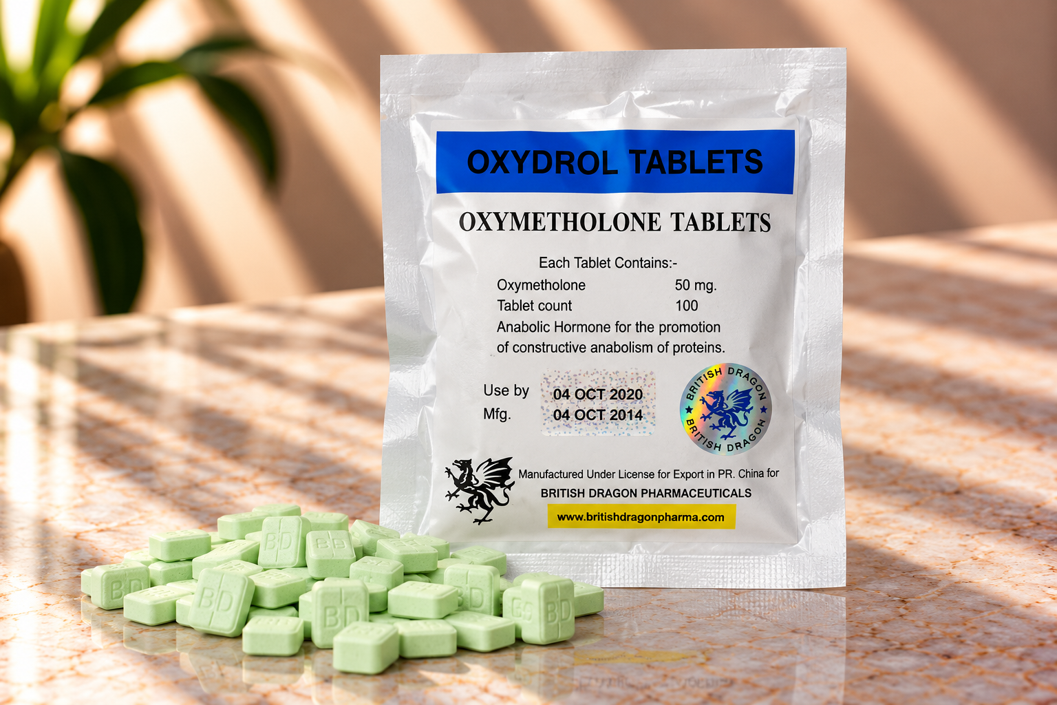 Oxydrol Tablets - British Dragon